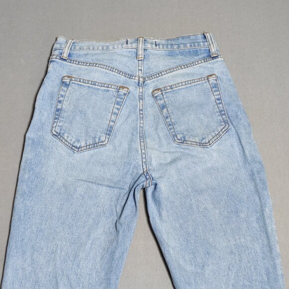 Abercrombie & Fitch jeans women's size 27 / 4 denim blue The 90s slim straight - Picture 4 of 13